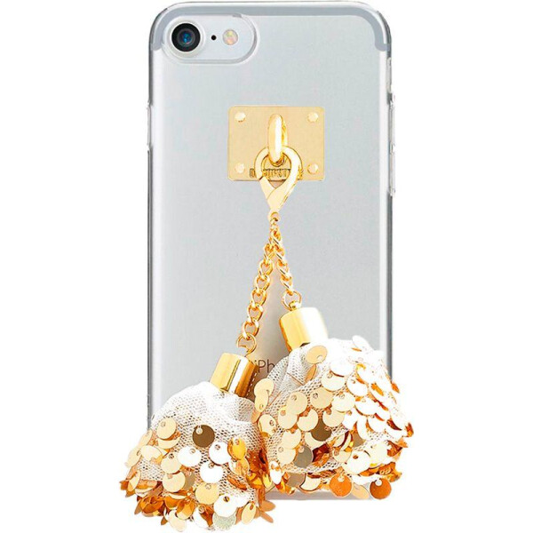 

Чехол-накладка DDPOP Spangle Ball case iPhone 7 White/Gold