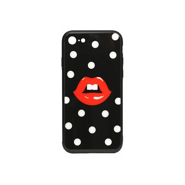 

Чехол-накладка TOTO Cartoon Print Glass Case Apple iPhone 7/8 Red Lips'