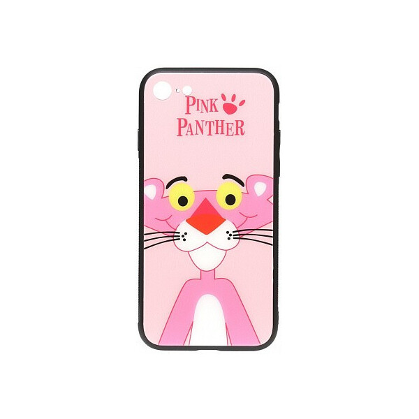 

Чехол-накладка TOTO Cartoon Print Glass Case Apple iPhone 7/8 Pink Panther'