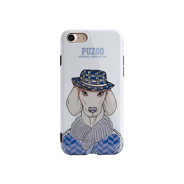 

Чехол-накладка PUZOO Artdog Phone iPhone 7/8 White Ravan'