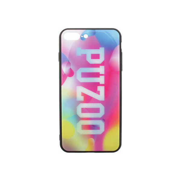 

Чехол-накладка PUZOO Glass Printing with TPU Visions iPhone 7 Plus /8 Plus Pink'