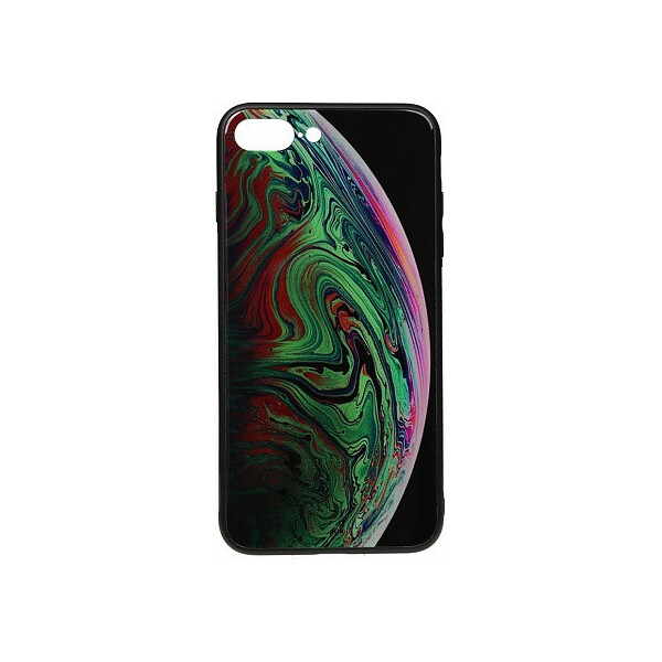

Чехол-накладка TOTO Print Glass Space Case Apple iPhone 7 Plus/8 Plus Green'
