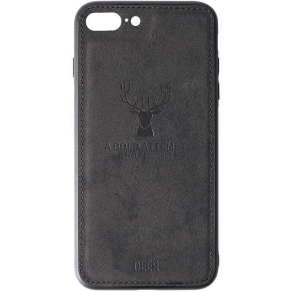 

Чехол-накладка TOTO Deer Shell With Leather Effect Case Apple iPhone 7 plus/8 plus Black