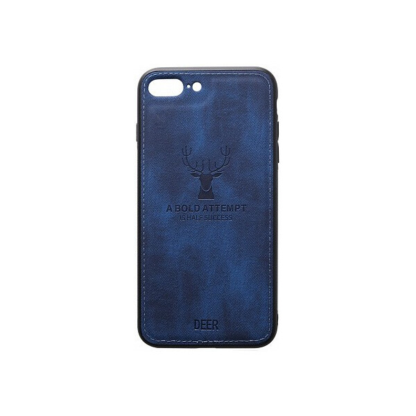 

Чехол-накладка TOTO Deer Shell With Leather Effect Case Apple iPhone 7 plus/8 plus Dark Blue'