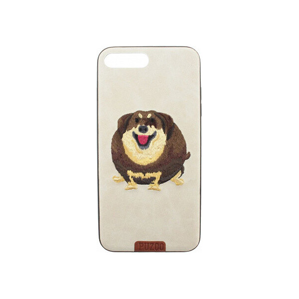 

Чехол-накладка PUZOO TPU+TPU with stitchwork craft Ballon Dog iPhone 7 Plus/8 Plus White'