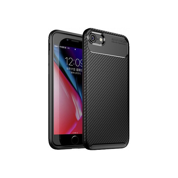 

Чехол-накладка TOTO TPU Carbon Fiber 1,5mm Case Apple iPhone 7/8 Black'