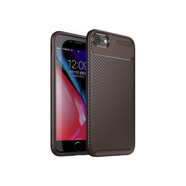 

Чехол-накладка TOTO TPU Carbon Fiber 1,5mm Case Apple iPhone 7/8 Coffee'