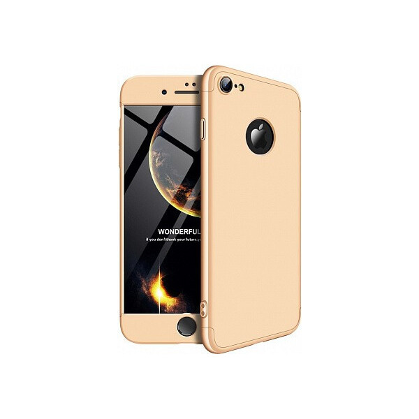

Чехол-накладка GKK 3 in 1 Hard PC Case Apple iPhone 7/8 Gold'