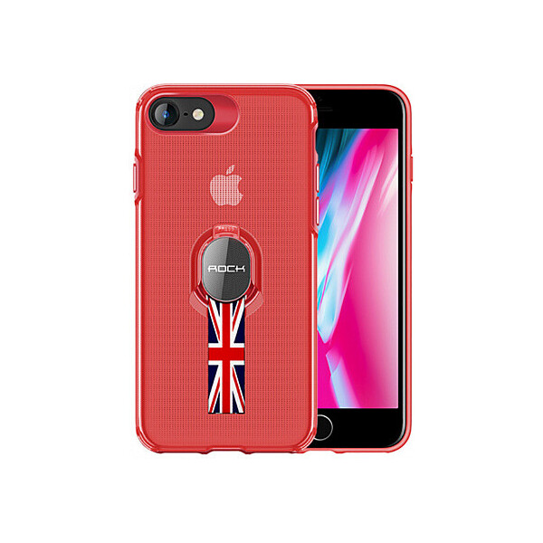 

Чехол-накладка Rock TPU+PC MOC Pro Series Protection Case Apple iPhone 8/7 Trans-Red'