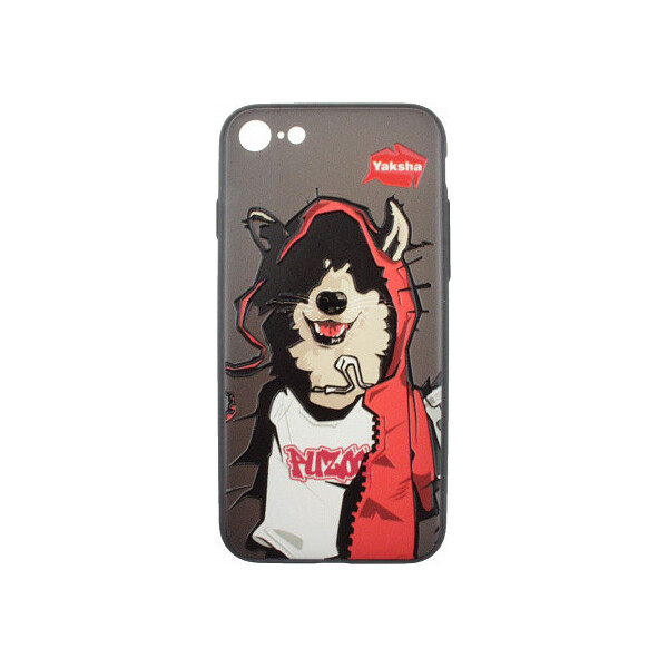 

Чехол-накладка PUZOO TPU Case with UV Printing Hip Hop iPhone 7/8 MC Husky Black'