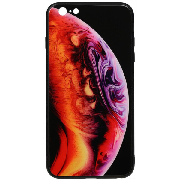 

Чехол-накладка TOTO Print Glass Space Case Apple iPhone 6 Plus/6S Plus Amethyst