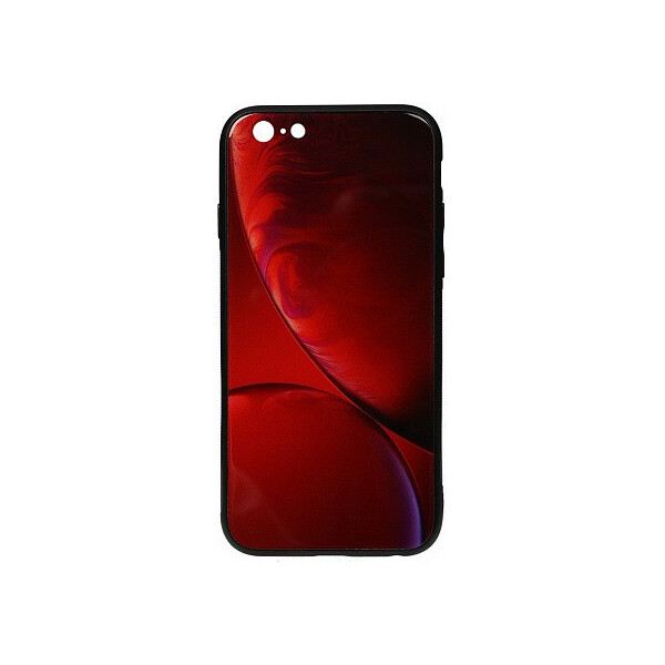 

Чехол-накладка TOTO Print Glass Space Case Apple iPhone 6 Plus/6S Plus Rubin Red'