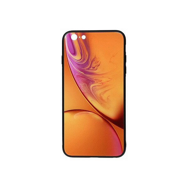 

Чехол-накладка TOTO Print Glass Space Case Apple iPhone 6 Plus/6S Plus Yellow'