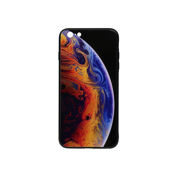 

Чехол-накладка TOTO Print Glass Space Case Apple iPhone 6 Plus/6S Plus Violet'
