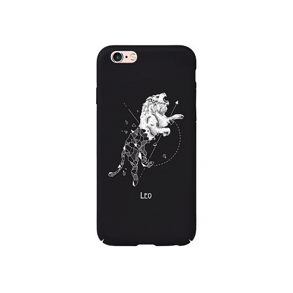 

Чехол-накладка TOTO Full PC Print Case Apple iPhone 6/6S #167_Leo Black'
