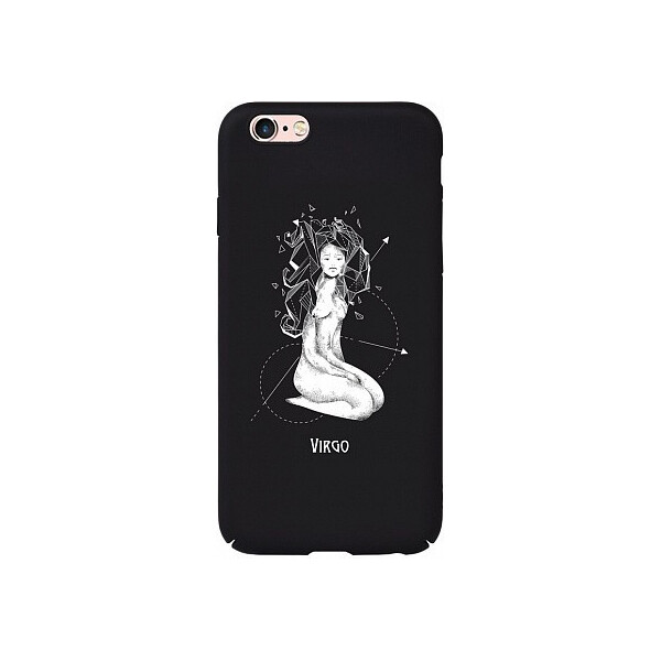

Чехол-накладка TOTO Full PC Print Case Apple iPhone 6/6S #165_Virgo Black'