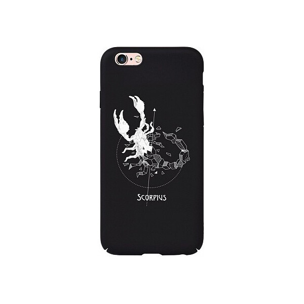 

Чехол-накладка TOTO Full PC Print Case Apple iPhone 6/6S #161_Scorpius Black'