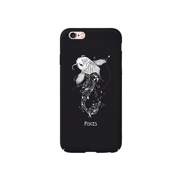 

Чехол-накладка TOTO Full PC Print Case Apple iPhone 6/6S #170_Pisces Black'