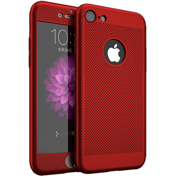 

Чехол-накладка Ipaky 360 Mesh PC Heat Dissipation cover case 3 in 1 iPhone 6/6S Red