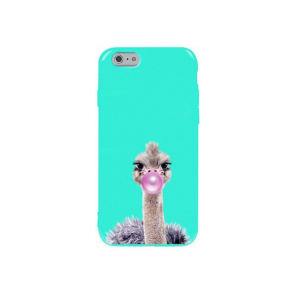 

Чехол-накладка TOTO Pure TPU 2mm Print Case Apple iPhone 6/6s #38 Ostrich Gum Mint'