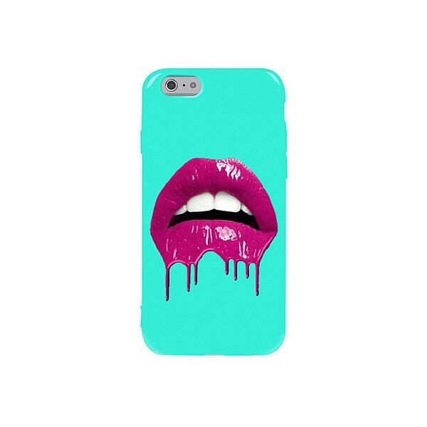 

Чехол-накладка TOTO Pure TPU 2mm Print Case Apple iPhone 6/6s #32 Lips Mint'