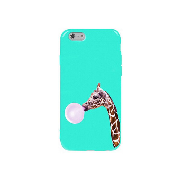 

Чехол-накладка TOTO Pure TPU 2mm Print Case Apple iPhone 6/6s Giraff Gum Mint'