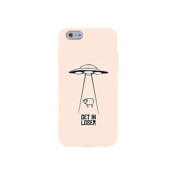 

Чехол-накладка TOTO Pure TPU 2mm Print Case Apple iPhone 6/6s #70 Get Loser Sand pink'