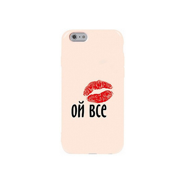 

Чехол-накладка TOTO Pure TPU 2mm Print Case Apple iPhone 6/6s #52 Oyvse Sand pink'
