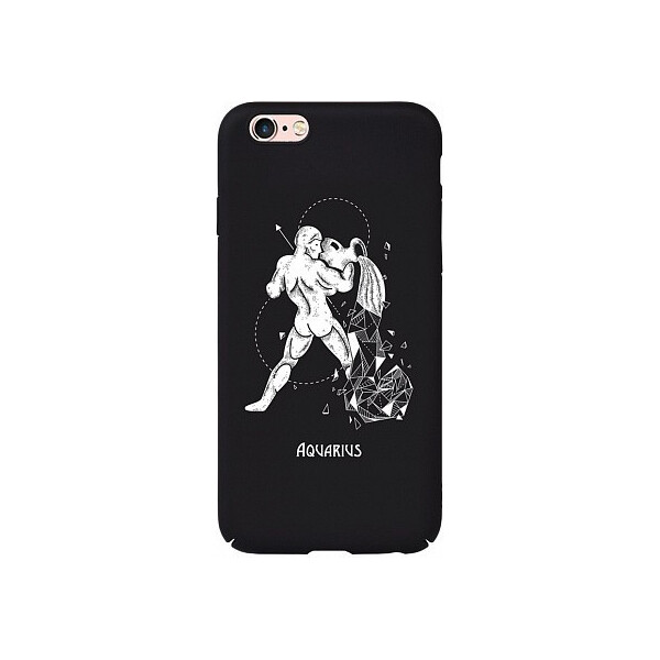 

Чехол-накладка TOTO Full PC Print Case Apple iPhone 6/6S #164_Aquarius Black'