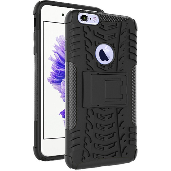 

Чехол-накладка TOTO Dazzle Kickstand 2 in 1 Case Apple iPhone 6/6s Black