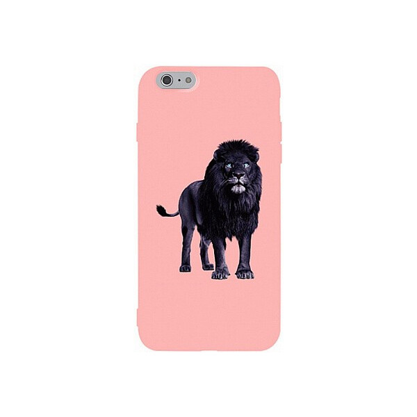

Чехол-накладка TOTO Matt TPU 2mm Print Case Apple iPhone 6/6s #36 Blacklion Pink'