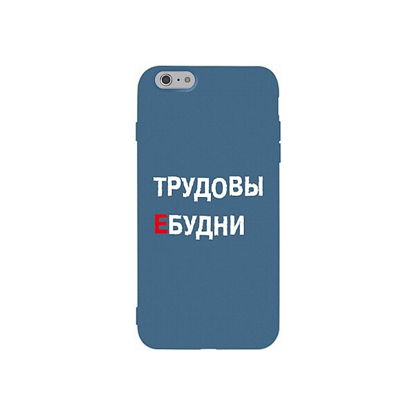 

Чехол-накладка TOTO Matt TPU 2mm Print Case Apple iPhone 6/6s #78 Budni Navy Blue'