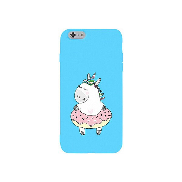 

Чехол-накладка TOTO Matt TPU 2mm Print Case Apple iPhone 6/6s #3 Unicorn Donut Sky Blue'