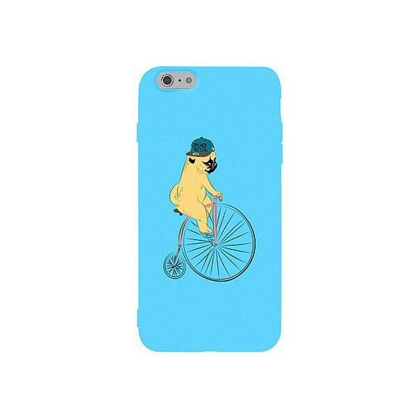 

Чехол-накладка TOTO Matt TPU 2mm Print Case Apple iPhone 6/6s #10 Dog Ride Sky Blue'