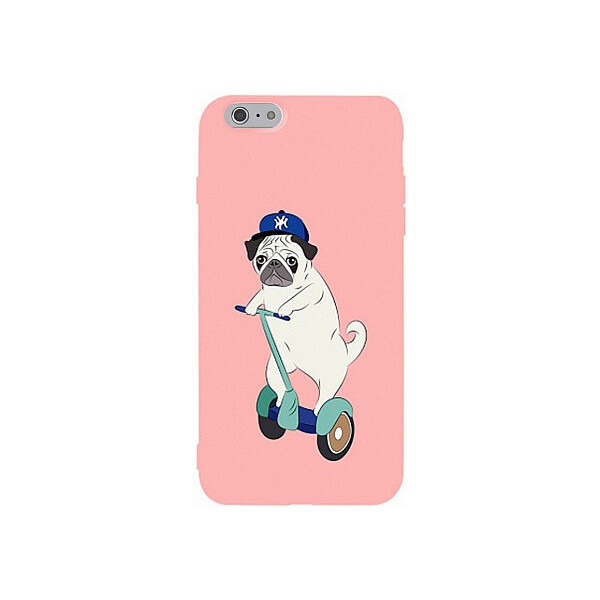 

Чехол-накладка TOTO Matt TPU 2mm Print Case Apple iPhone 6/6s #2 Dog Skate Pink'