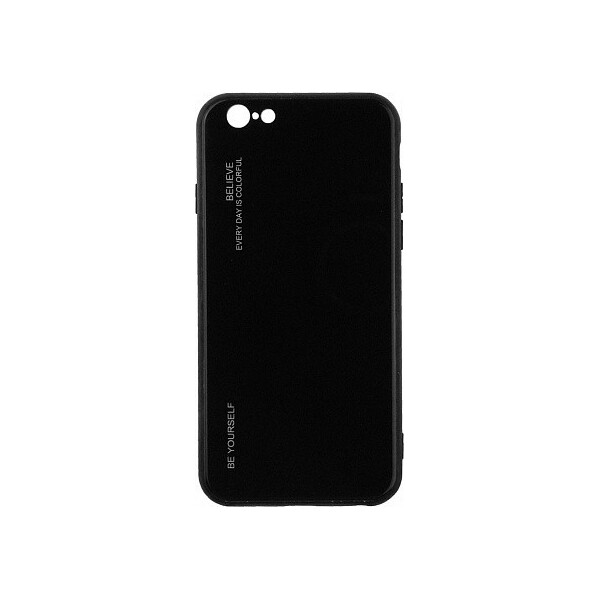 

Чехол-накладка TOTO Gradient Glass Case Apple iPhone 6/6S Black'