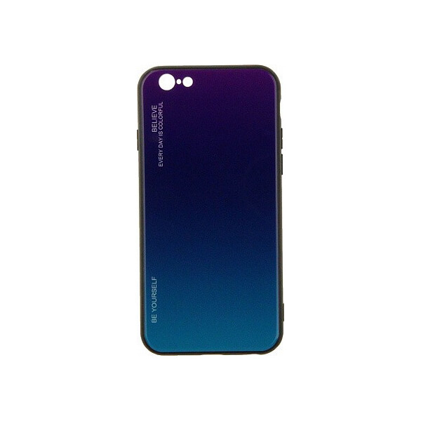 

Чехол-накладка TOTO Gradient Glass Case Apple iPhone 6/6S Purple'