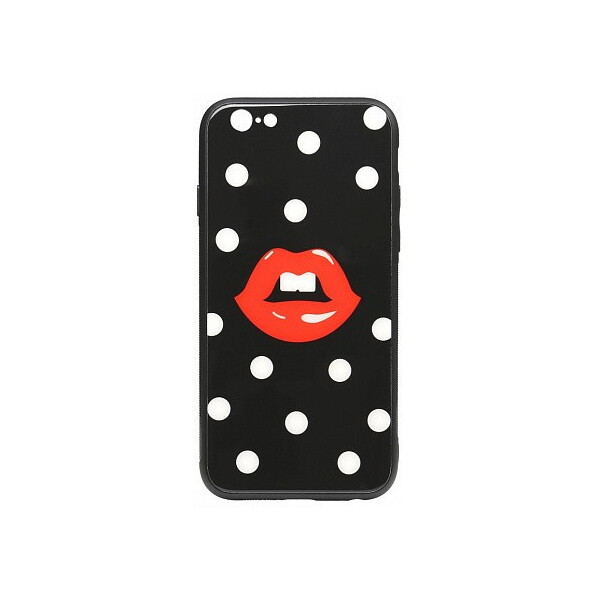 

Чехол-накладка TOTO Cartoon Print Glass Case Apple iPhone 6/6s Red Lips'