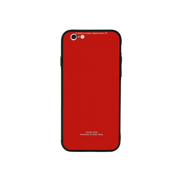 

Чехол-накладка TOTO Pure Glass Case Apple iPhone 6/6s Red'