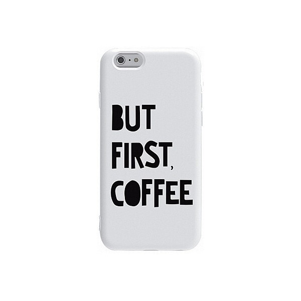 

Чехол-накладка TOTO Pure TPU 2mm Print Case Apple iPhone 6/6s #41 First Coffee White'