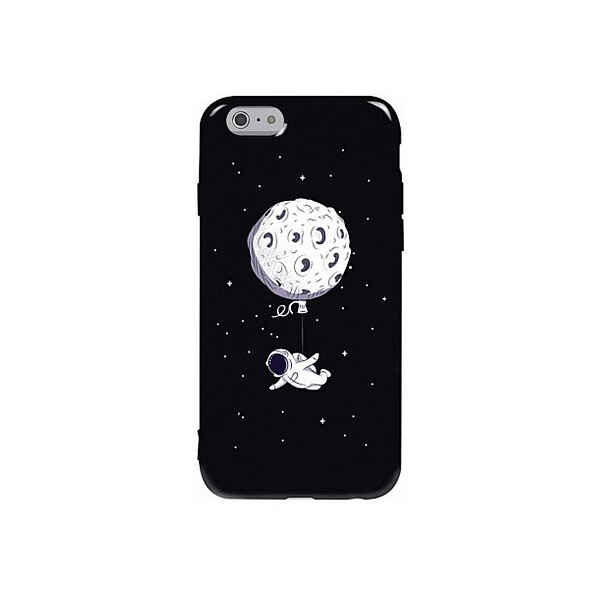 

Чехол-накладка TOTO Pure TPU 2mm Print Case Apple iPhone 6/6s #47 Space Moon Black'