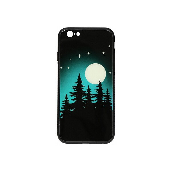 

Чехол-накладка TOTO Night Light Print Glass Case Apple iPhone 6/6S Full Moon'