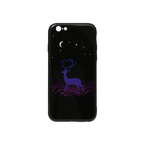 

Чехол-накладка TOTO Night Light Print Glass Case Apple iPhone 6/6S Deer'