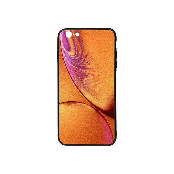 

Чехол-накладка TOTO Print Glass Space Case Apple iPhone 6/6s Yellow'