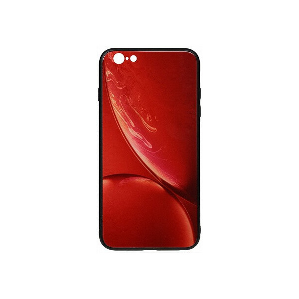 

Чехол-накладка TOTO Print Glass Space Case Apple iPhone 6/6s Red'