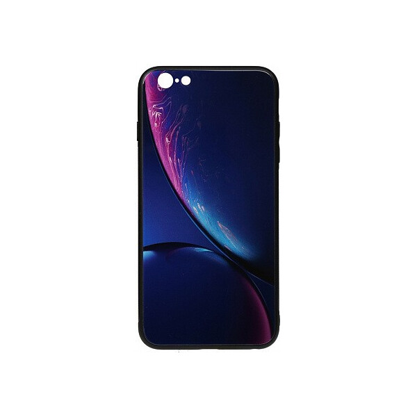 

Чехол-накладка TOTO Print Glass Space Case Apple iPhone 6/6s Blue'