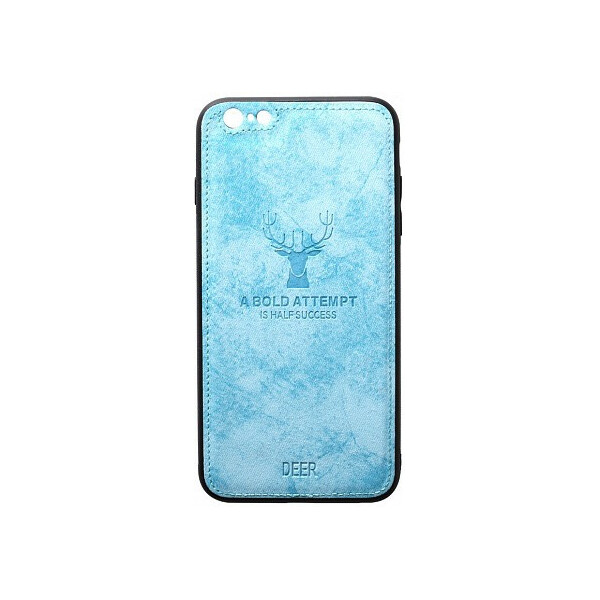 

Чехол-накладка TOTO Deer Shell With Leather Effect Case Apple iPhone 6/6s Blue'