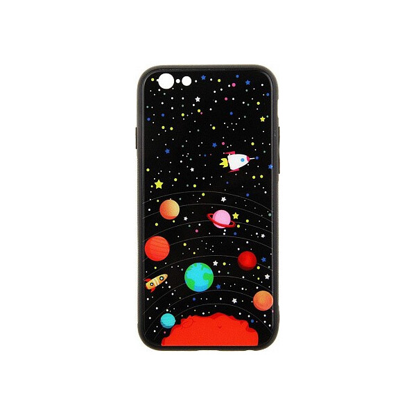 

Чехол-накладка TOTO Glass Fashionable Case Apple iPhone 6/6S Star Space'