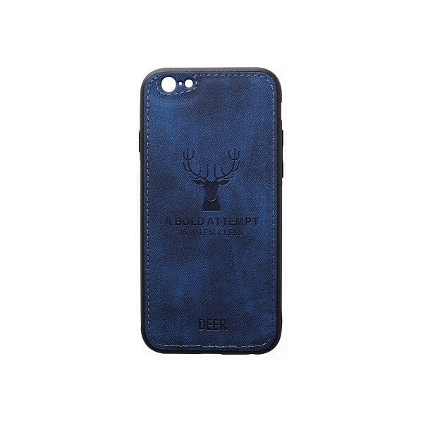 

Чехол-накладка TOTO Deer Shell With Leather Effect Case Apple iPhone 6 Plus/6s Plus Dark Blue'