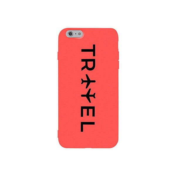 

Чехол-накладка TOTO Matt TPU 2mm Print Case Apple iPhone 6/6s #45 Travel Orange'